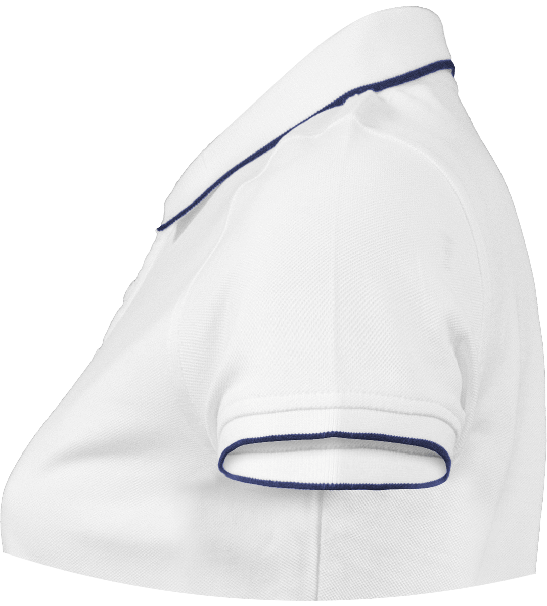Polo Femme Brodé "Morgat Beach" Liseré