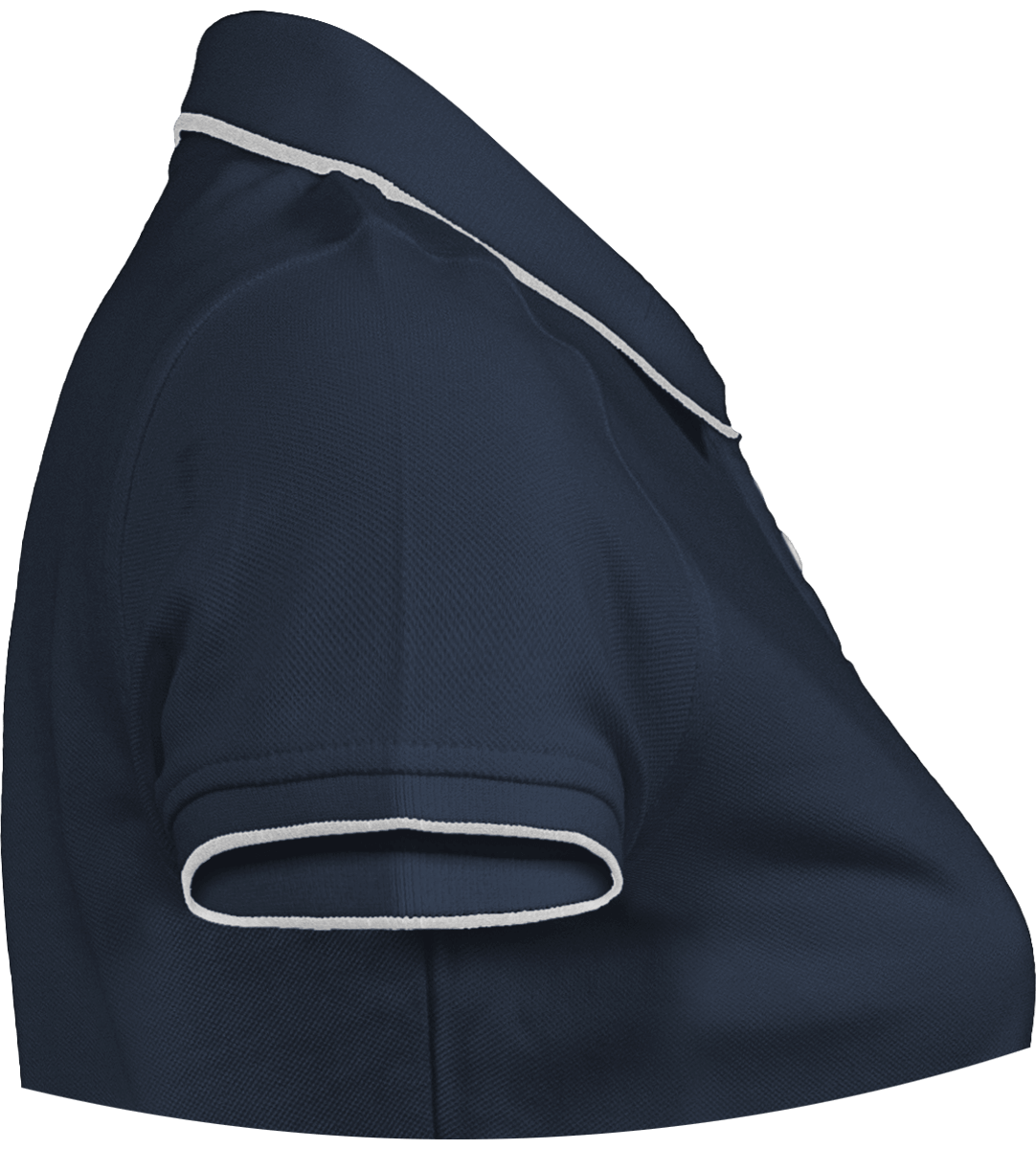 Polo Femme Brodé "Morgat Beach" Liseré