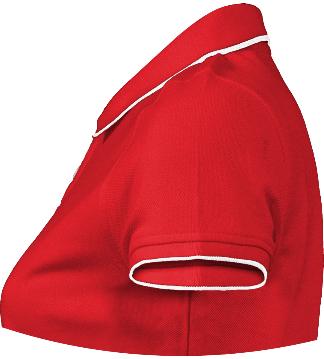 Polo Femme Brodé "Presque Îlien" Liseré