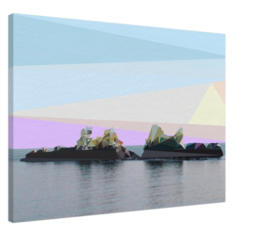 Toile Imprimée du Rocher du Kador 70x100cm