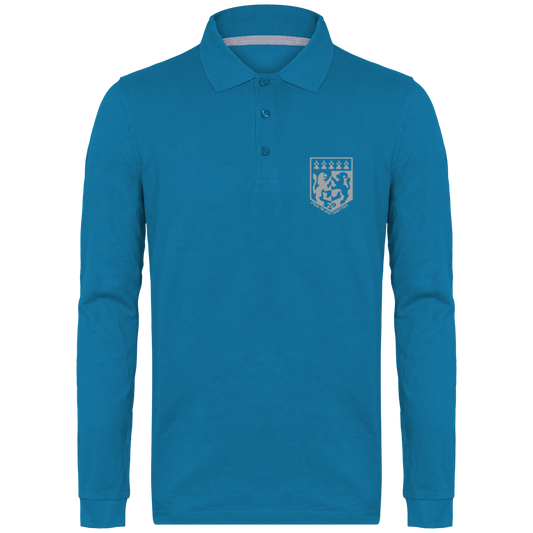 Polo Homme Manches Longues Brodé "Penn Ar Bed - Finistère"