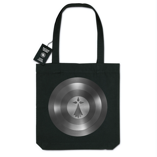 Totebag Noir Coton Recyclé "Captain Armorica"